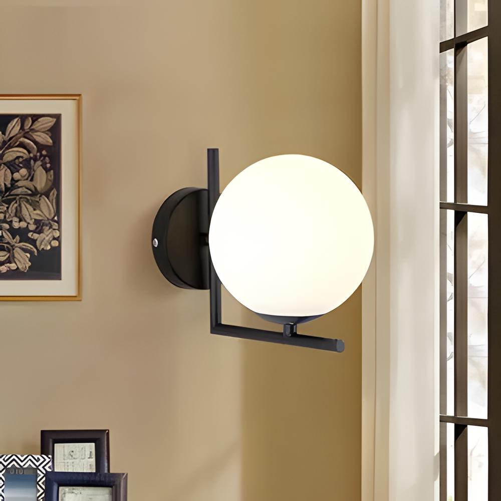 Vägglampa G101-1W Svart Vit