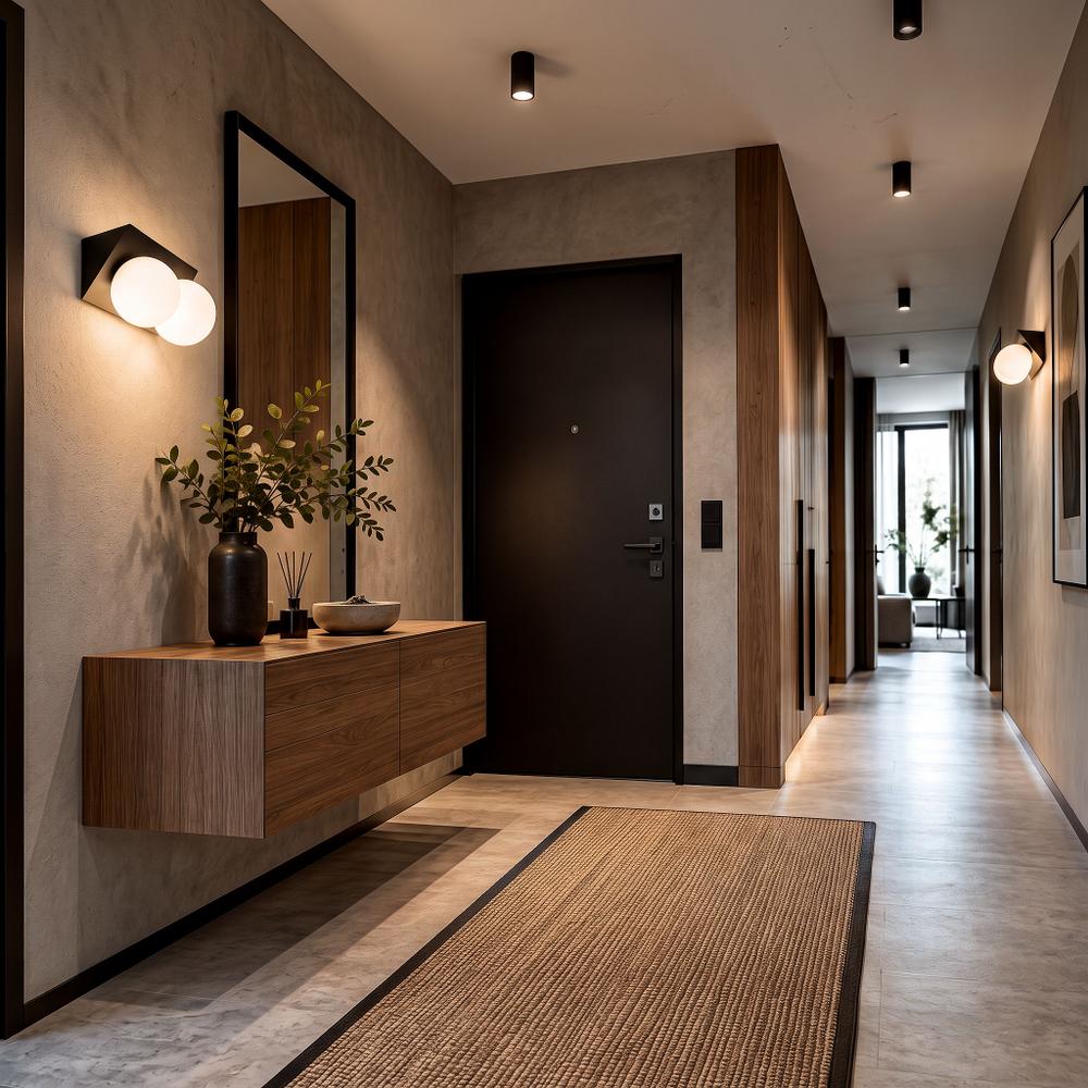 LAMPA ŚCIENNA KINKIET APP1230-2W Czarna