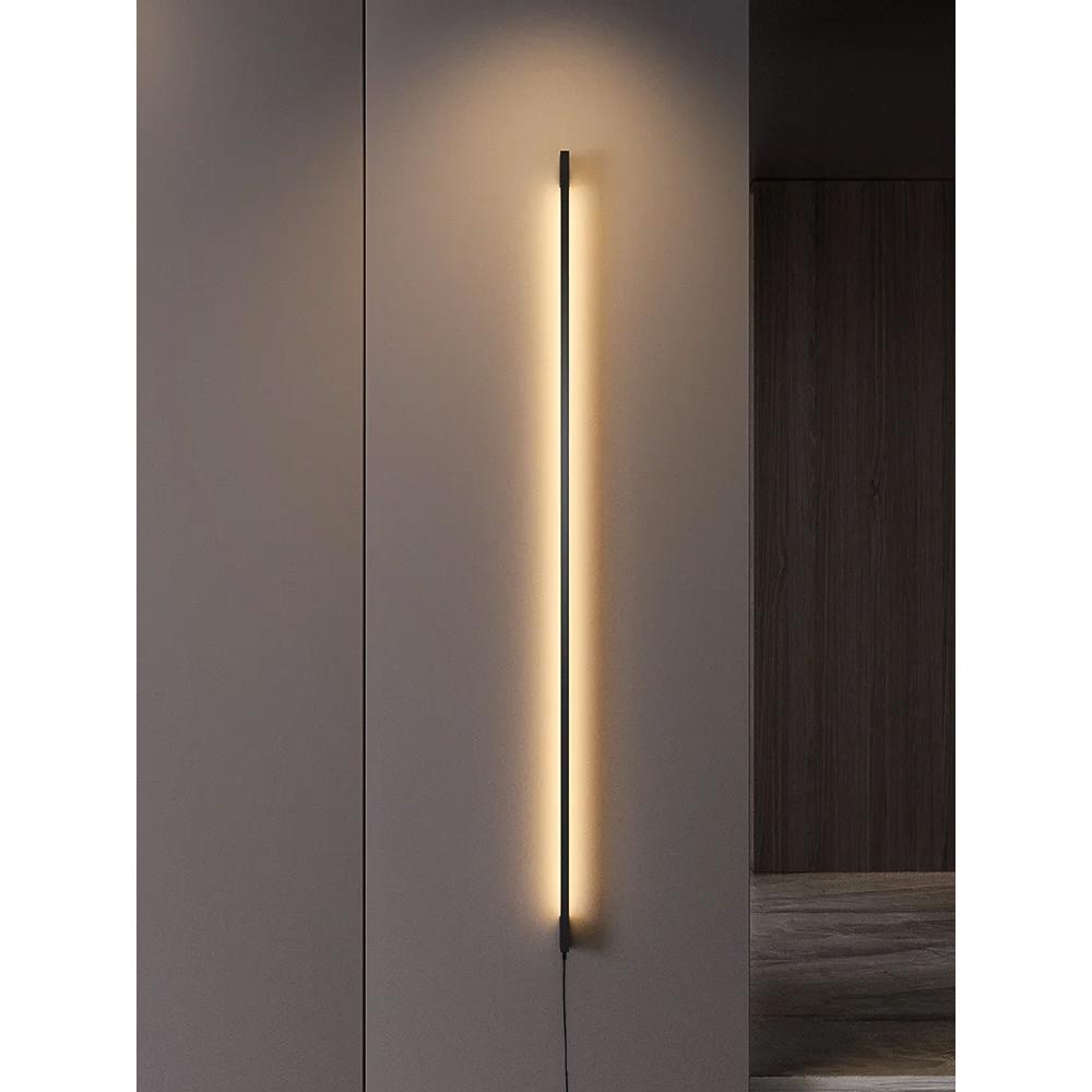 VÄGGLAMPA LED LHJ065-W 120 cm SVART