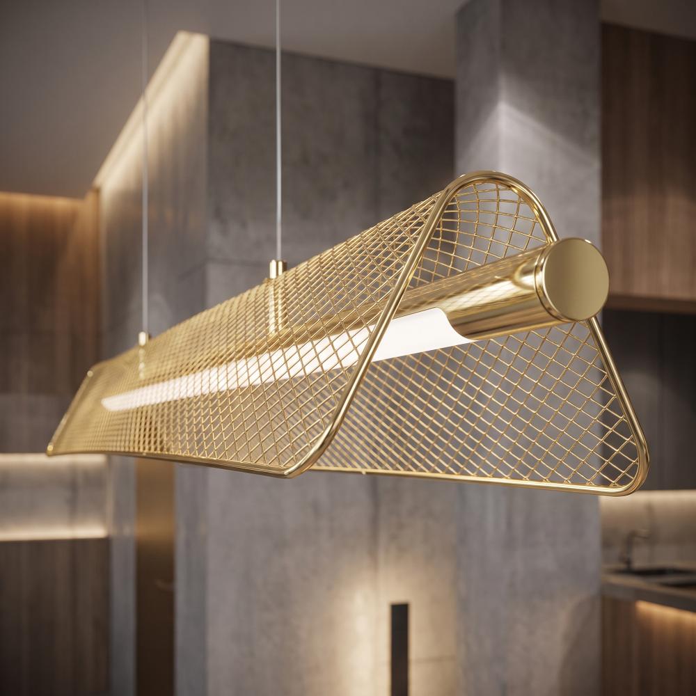 Hängande LED-taklampa APP1943-CP Gold
