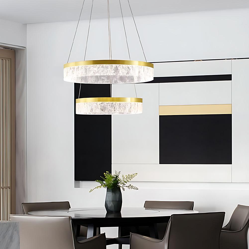 Pendellampa LED LHJ049-CP2 GULD