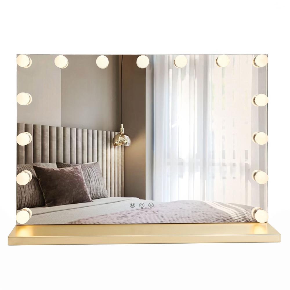 Spegel LED Hollywood L.Gold