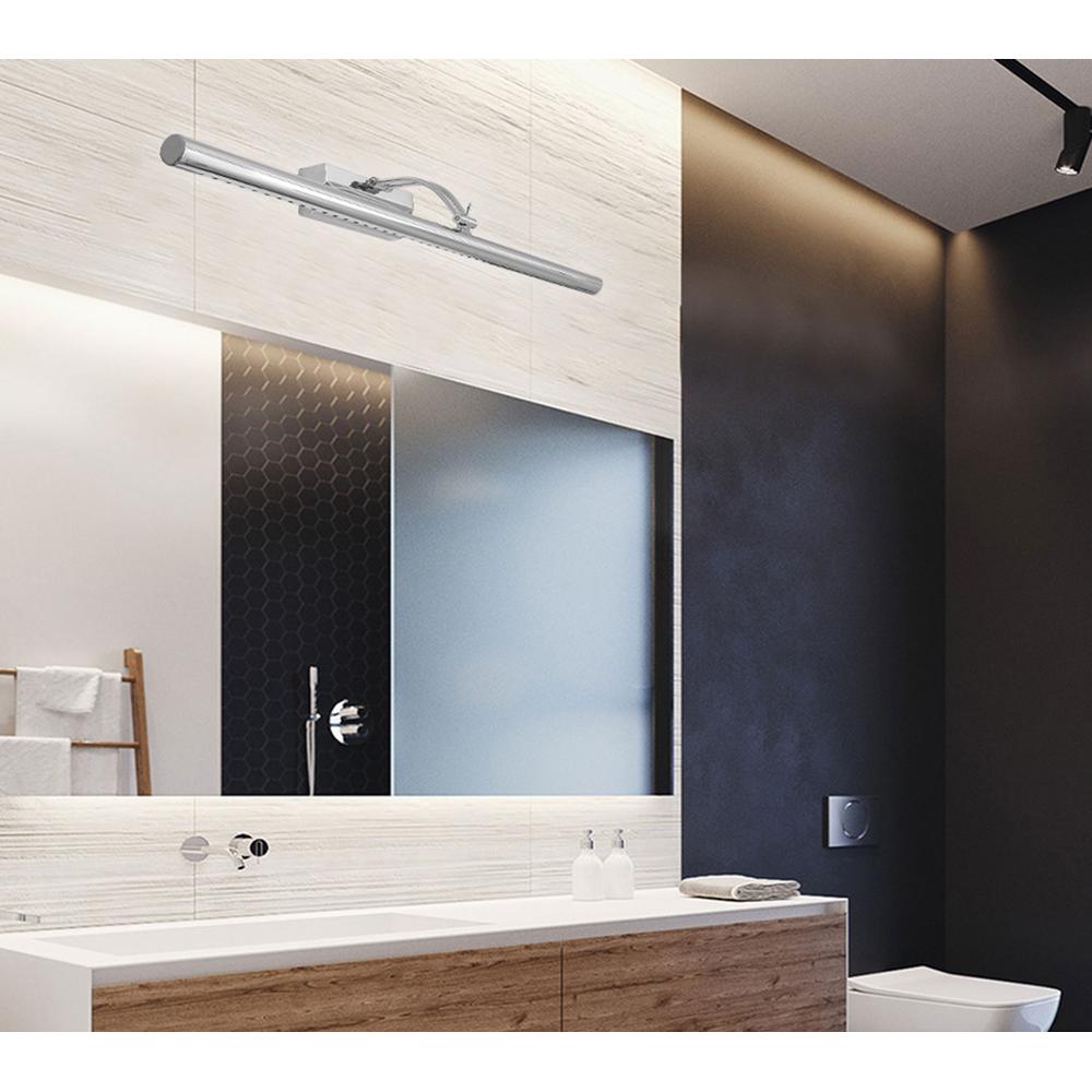 LAMPA VÄGGLAMPA BADRUM LED ÖVER SPEGEL 7W 55CM APP365-1W KROM