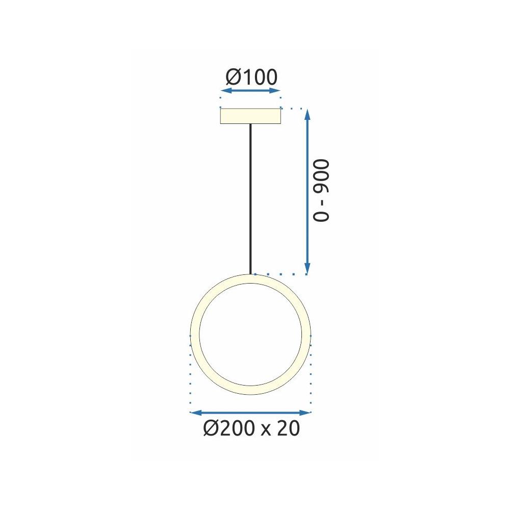 HÄNGLANDE KRISTALLAMPA LED G089-1CP Guld