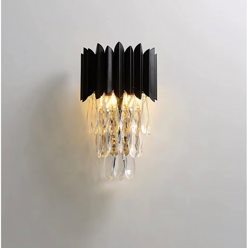 VÄGGLAMPA APP1658-1W Svart