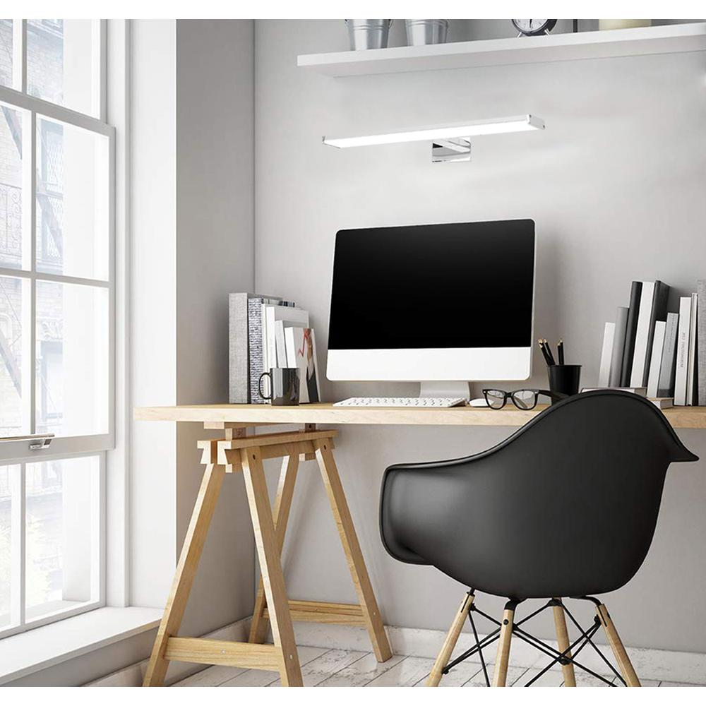 LAMPA VÄGGLAMPA BADRUM LED ÖVER SPEGEL 8W 40CM APP368-1W KROM