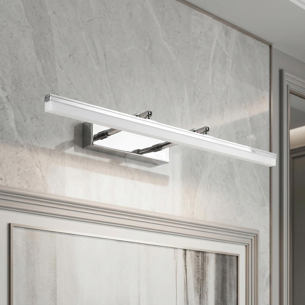 Badrum vägg LED-lampa APP1870-1W 60cm CHROME