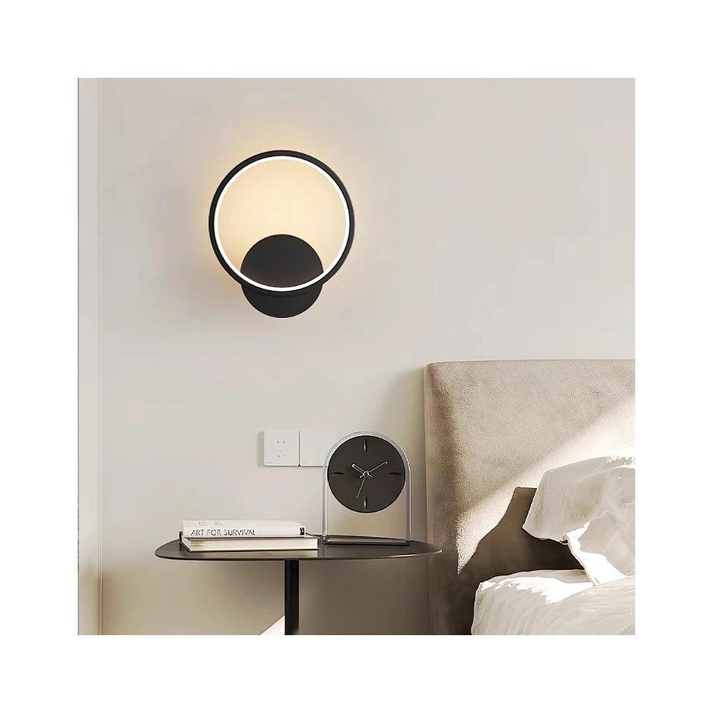 VÄGGLAMPA LED LHJ081-W Svart