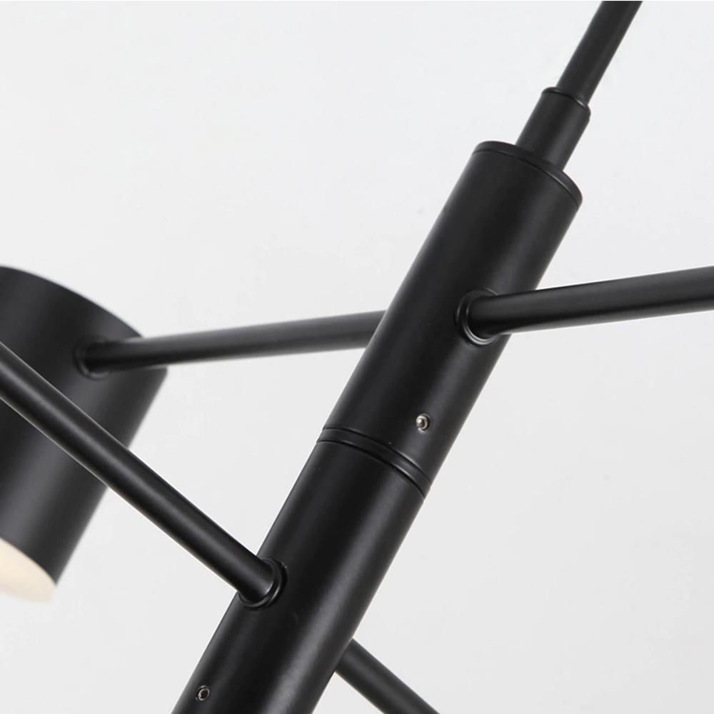 Modern taklampa med 4 armar APP596-4C med fjärrkontroll