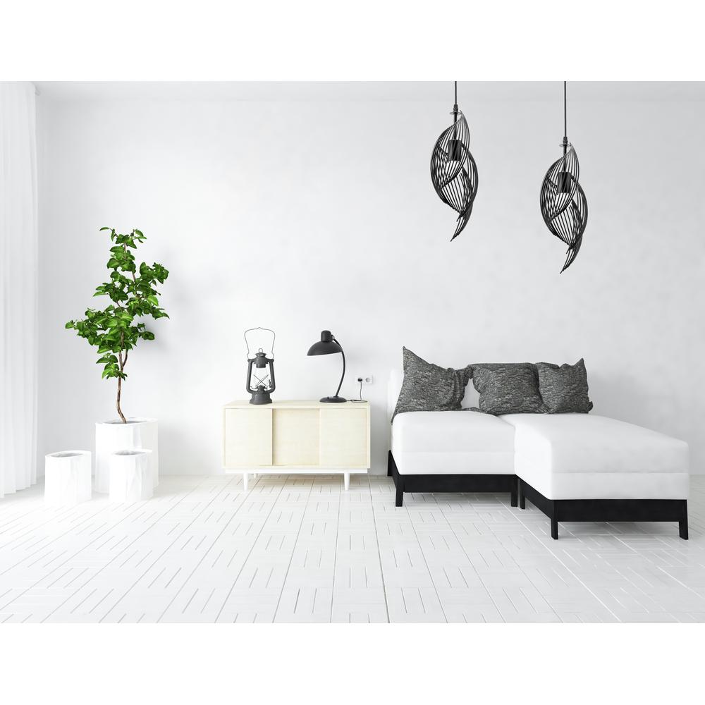 Modern taklampa loft APP977-1CP Svart