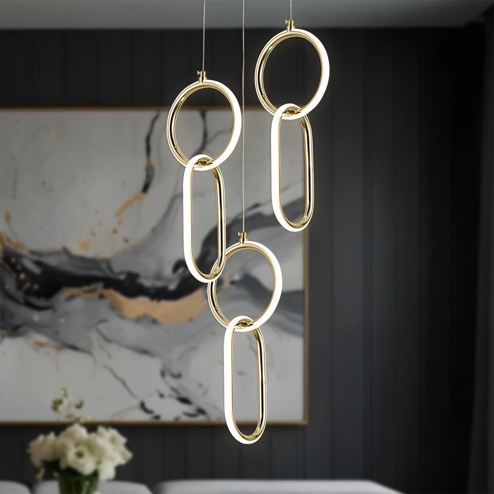 HÄNGLAMPA LED G077-3CPR Guld