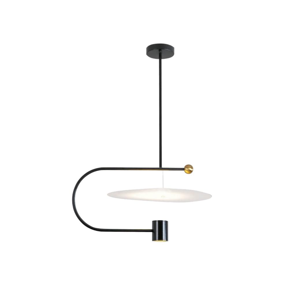 LED taklampa APP589-1CP svart