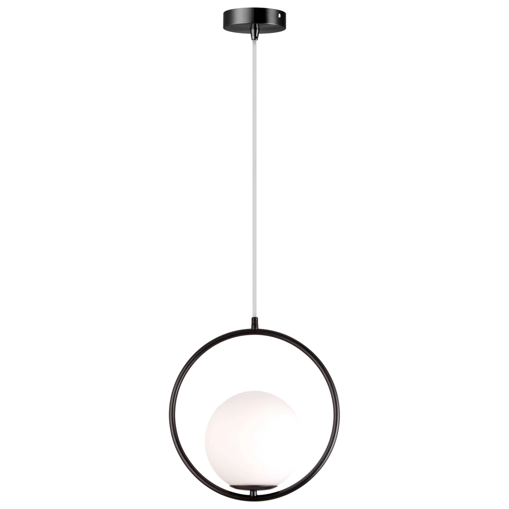 Glaspendellampa Tak Kula G110-1W Svart