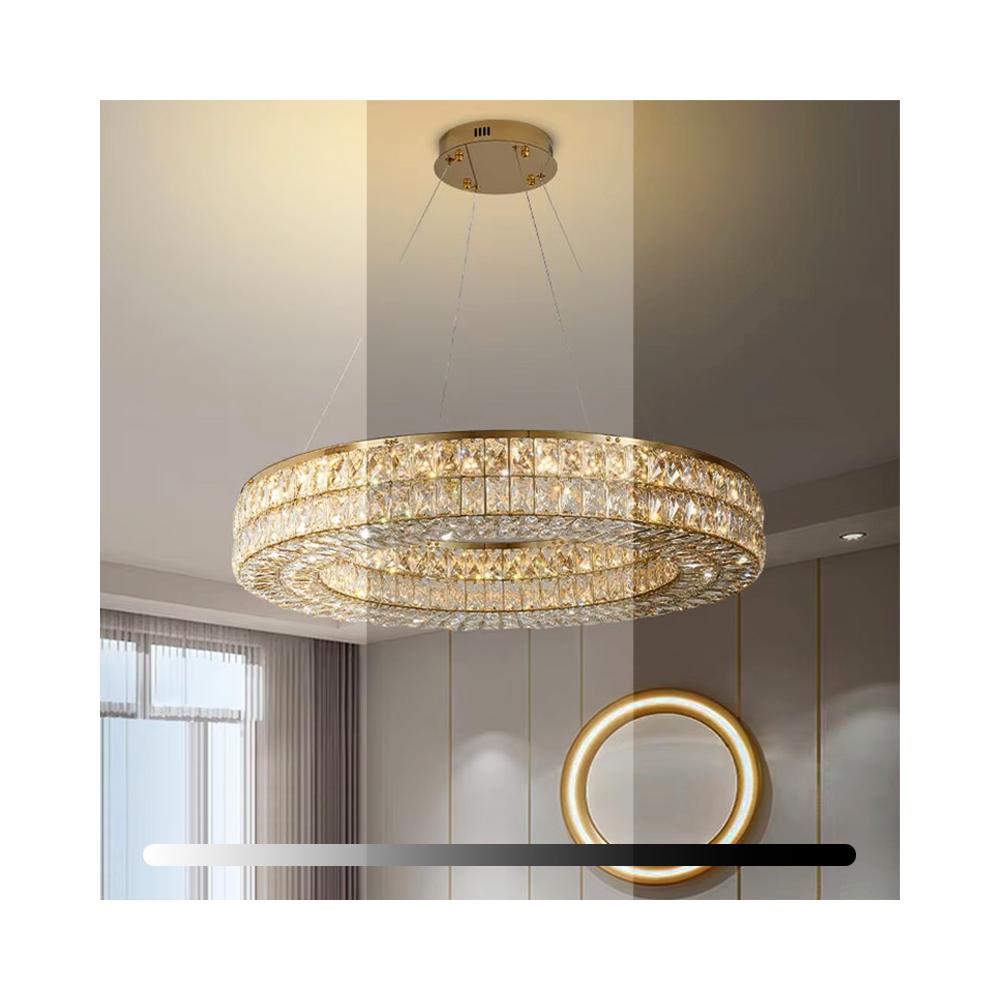 TAKLAMPA HÄNGANDE LED APP1569-CP Guld 80 cm