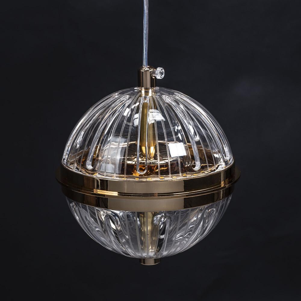 TAKLAMPA HÄNGANDE G143-CP 50 cm Guld