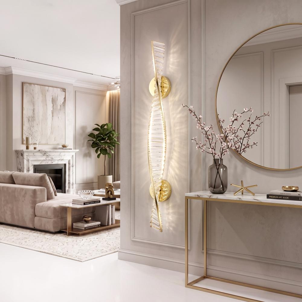 VÄGG LED-LAMPA APP1952-W 100cm GOLD