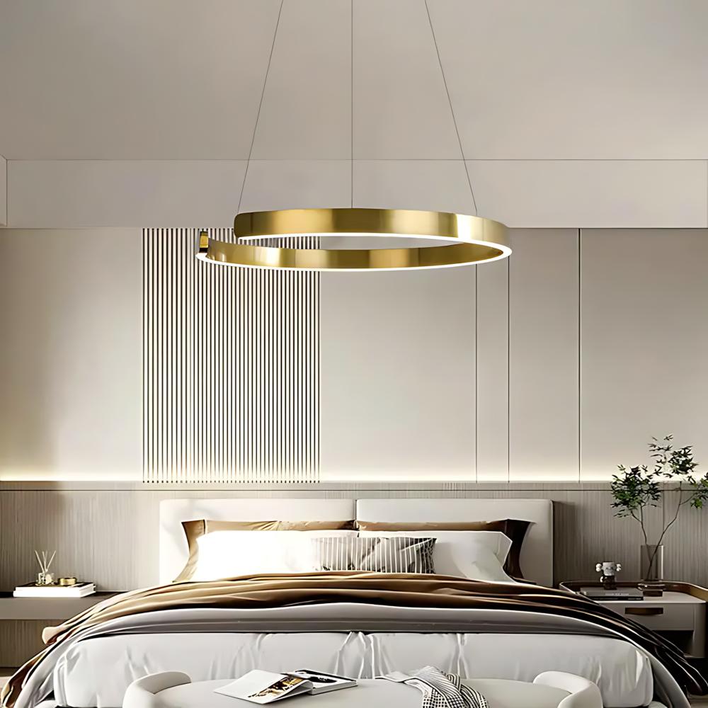 HÄNGLAMPA LED LHJ052-CP1 C BORSTAT GULD 40CM