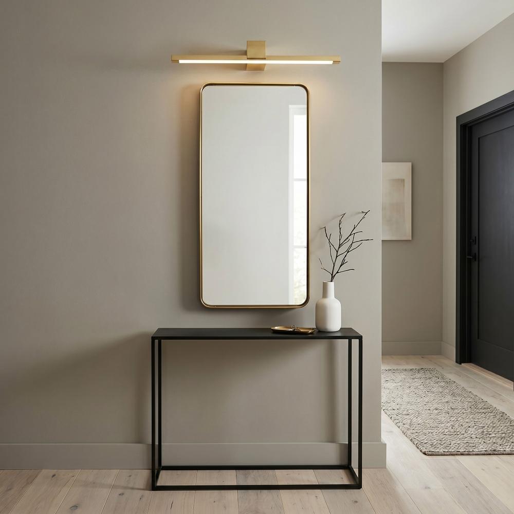 Badrum vägg LED-lampa SWE044-1W 60cm GOLD
