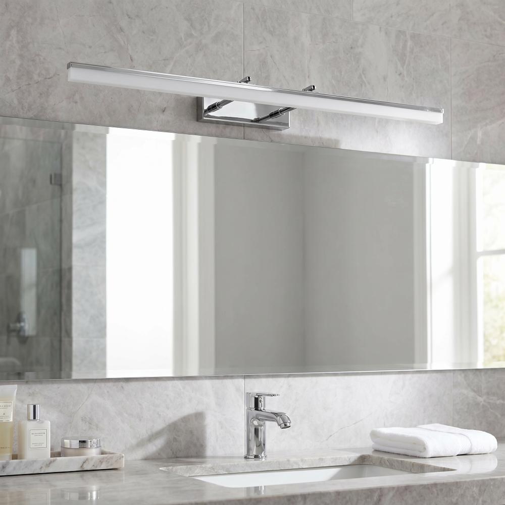 Badrum vägg LED-lampa APP1871-1W 80cm CHROME