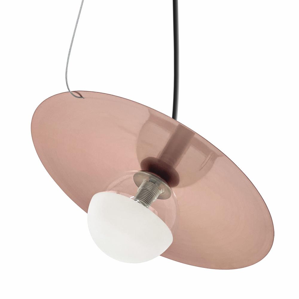 HÄNGANDE TAKLAMPA APP1418-CP svart/roséguld