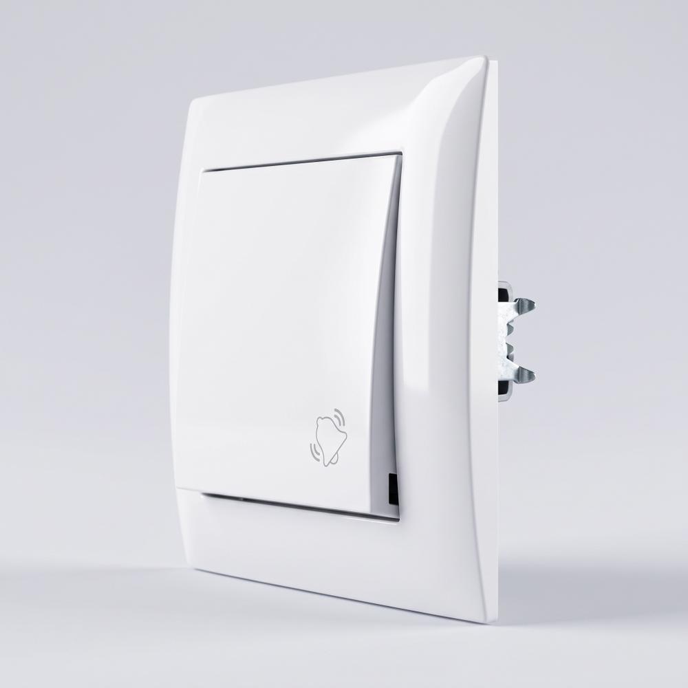 Uksekella Nupp OSTE JNH008-W WHITE