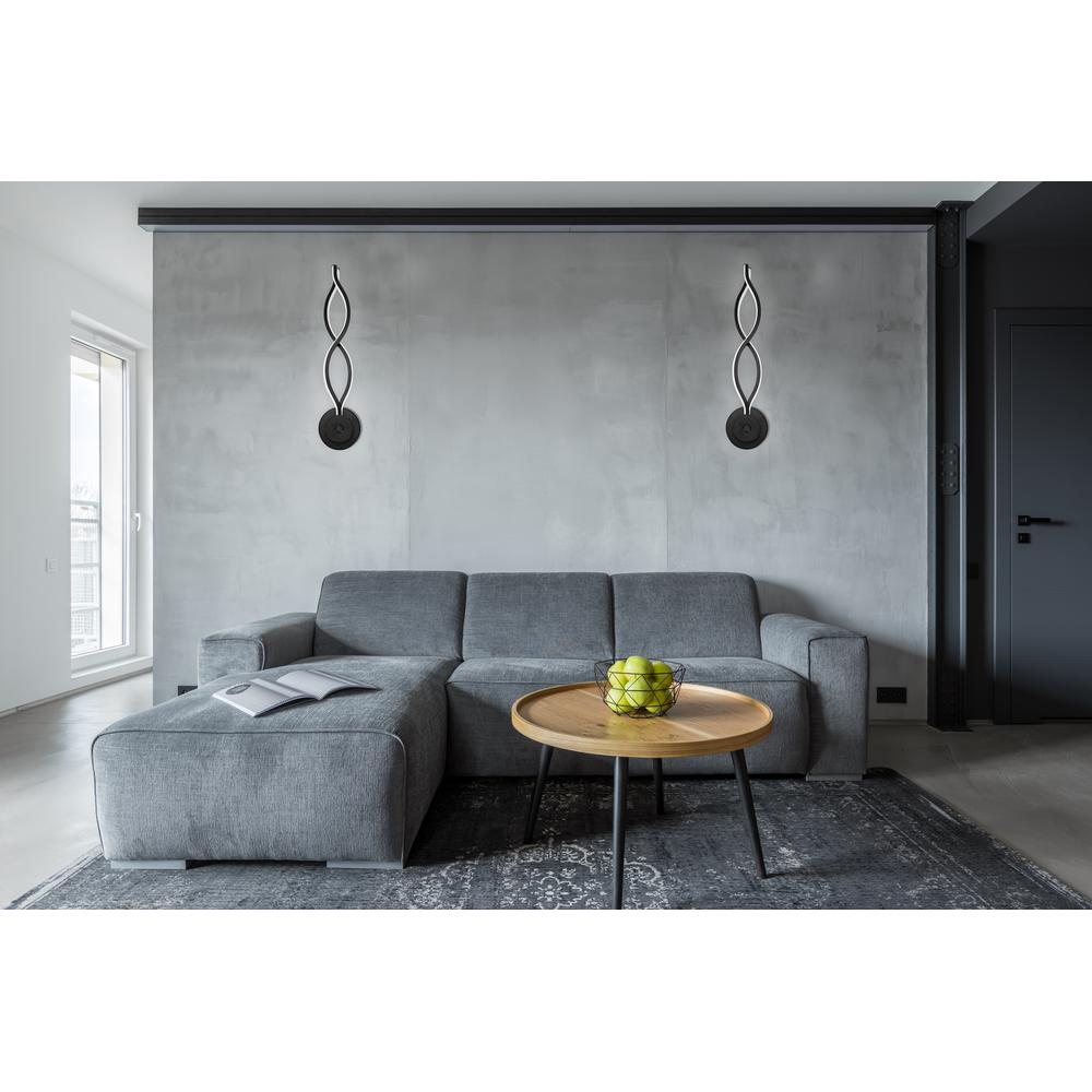 Vägglampa LED APP1048-W Svart