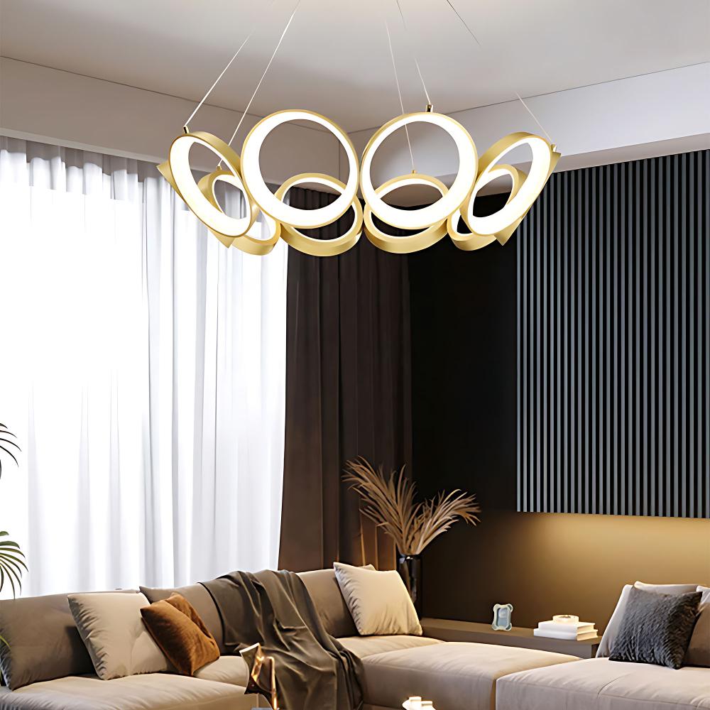 HÄNGLAMPA LED APP1800-CP BORSTAT GULD