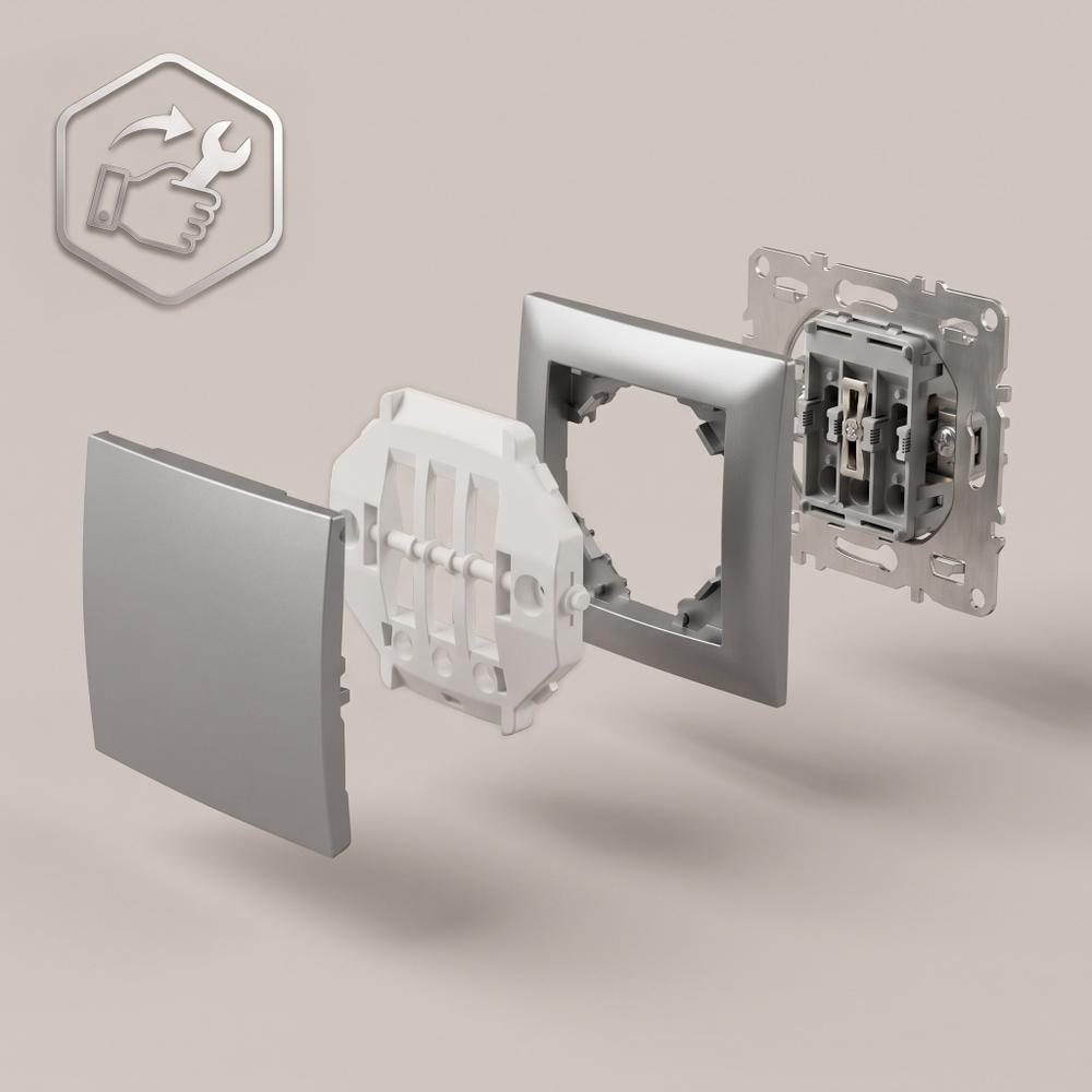 Single Switch OSTE JNH006-W GREY