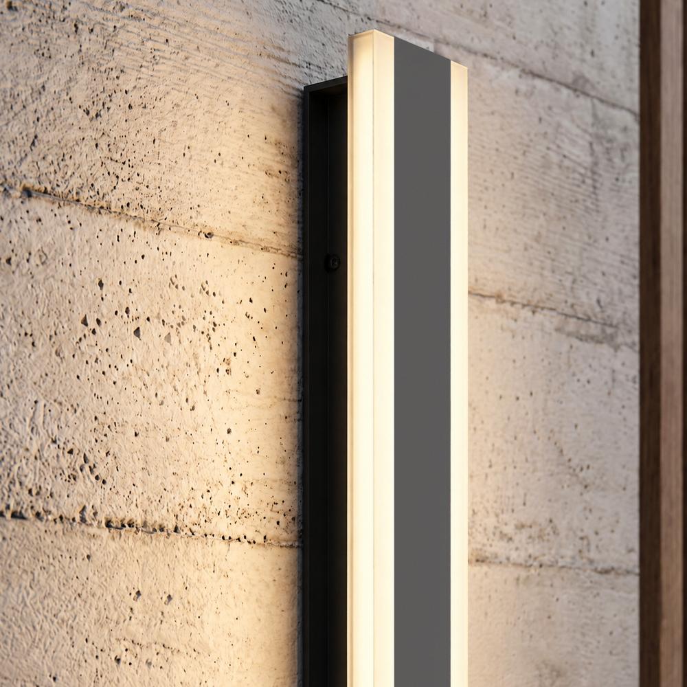 Fasad LED-vägglampa JNH036-G 90 svart