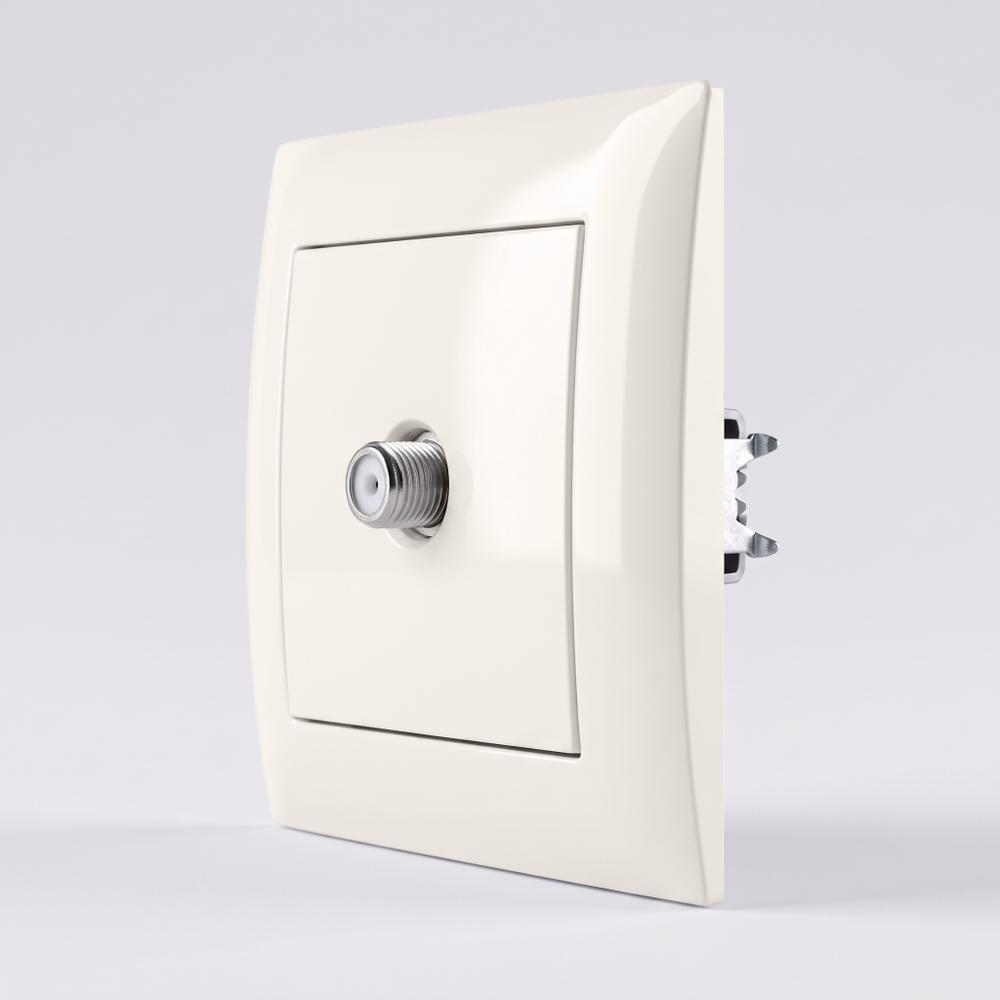 Antenas Kontaktligzda OSTE JNH012-A BEIGE