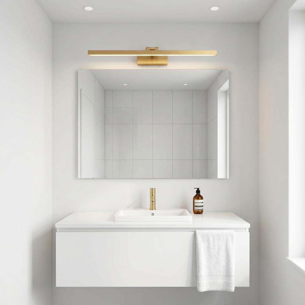 Badrum vägg LED-lampa APP1865-1W 80 cm BRUSH GOLD