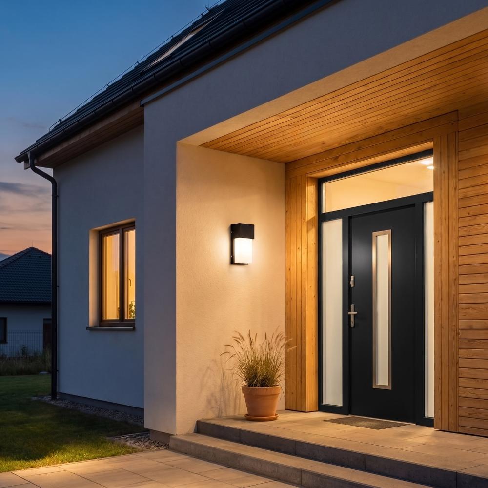 Facade wall lamp JNH034-G Black