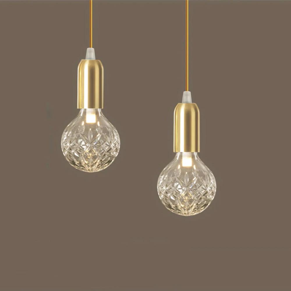 Hängande Taklampa Enkel Retro APP649-1CP Guld