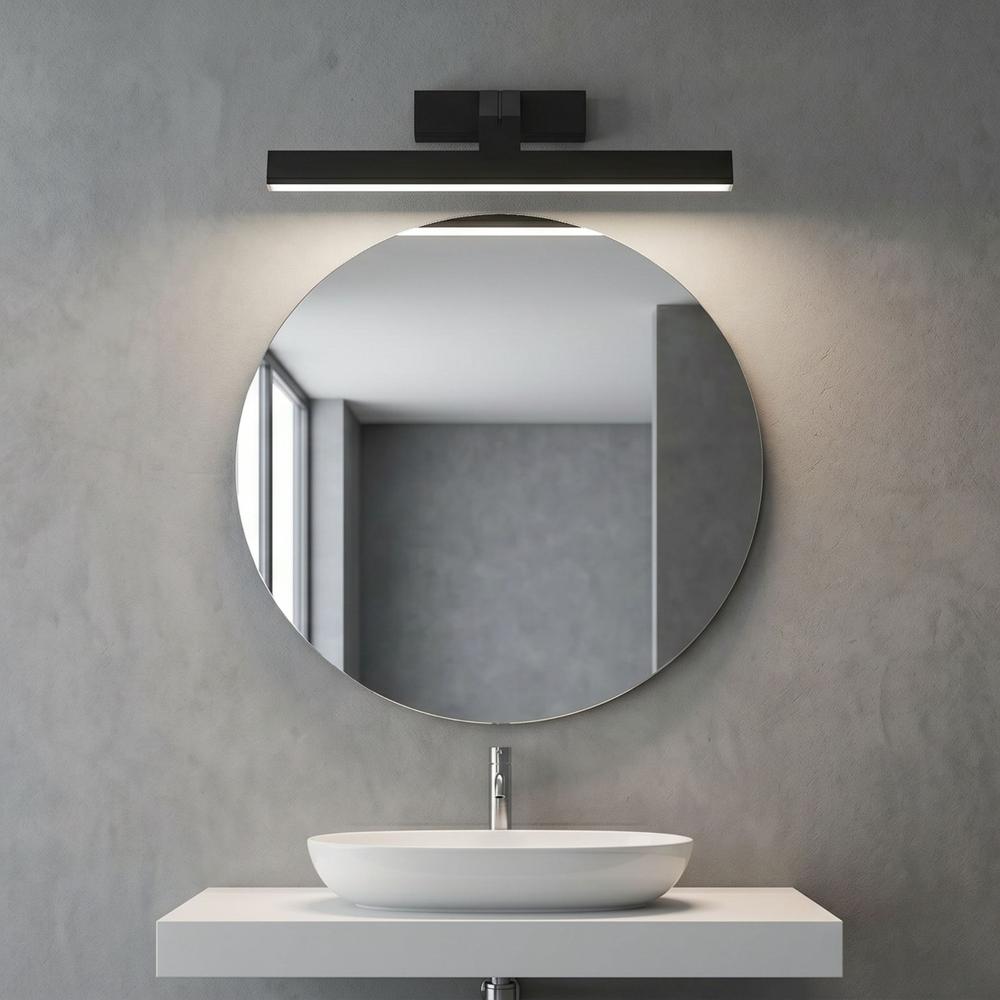 Badrum vägg LED-lampa SWE010-1W 43cm BLACK