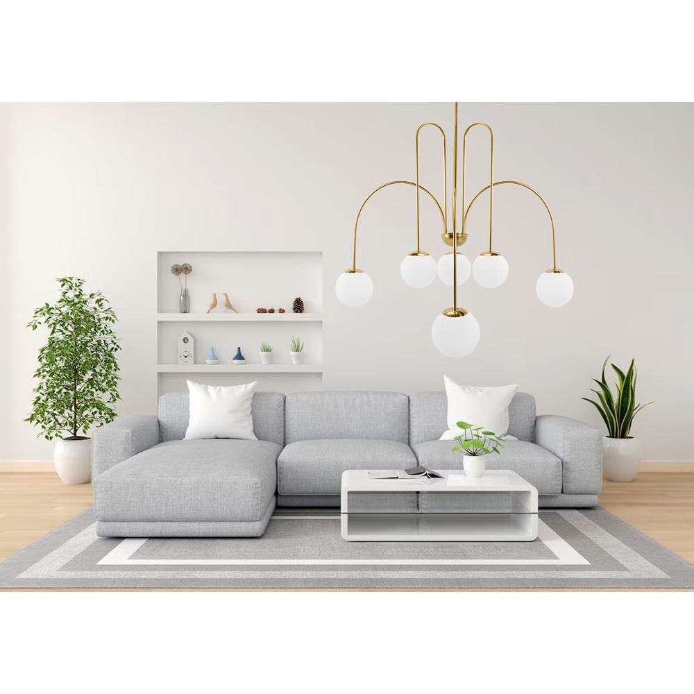 GOLDEN HÄNGLAMPA I TAKET APP1584-6CP