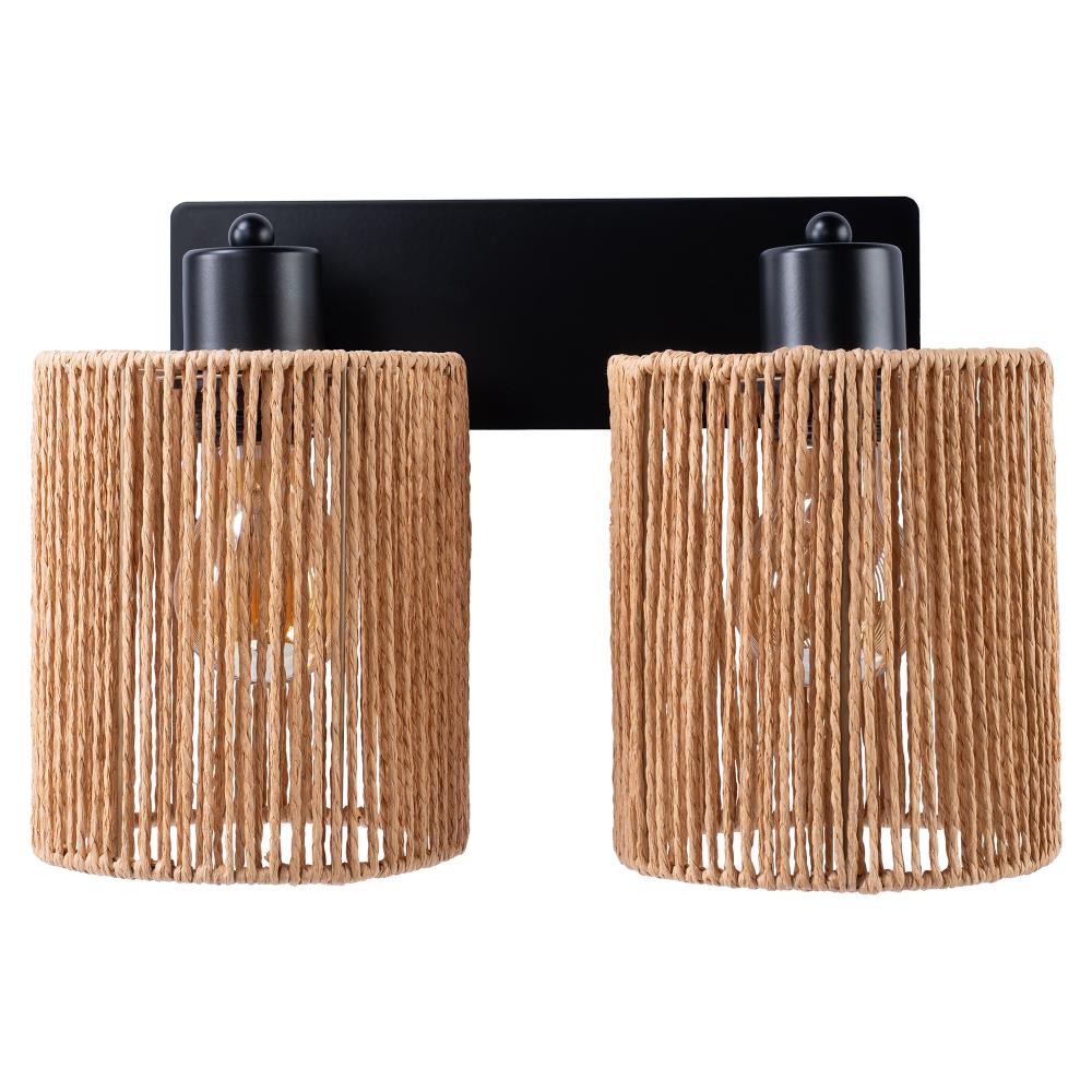 Vägglampa APP1824-2W NATURE BLACK