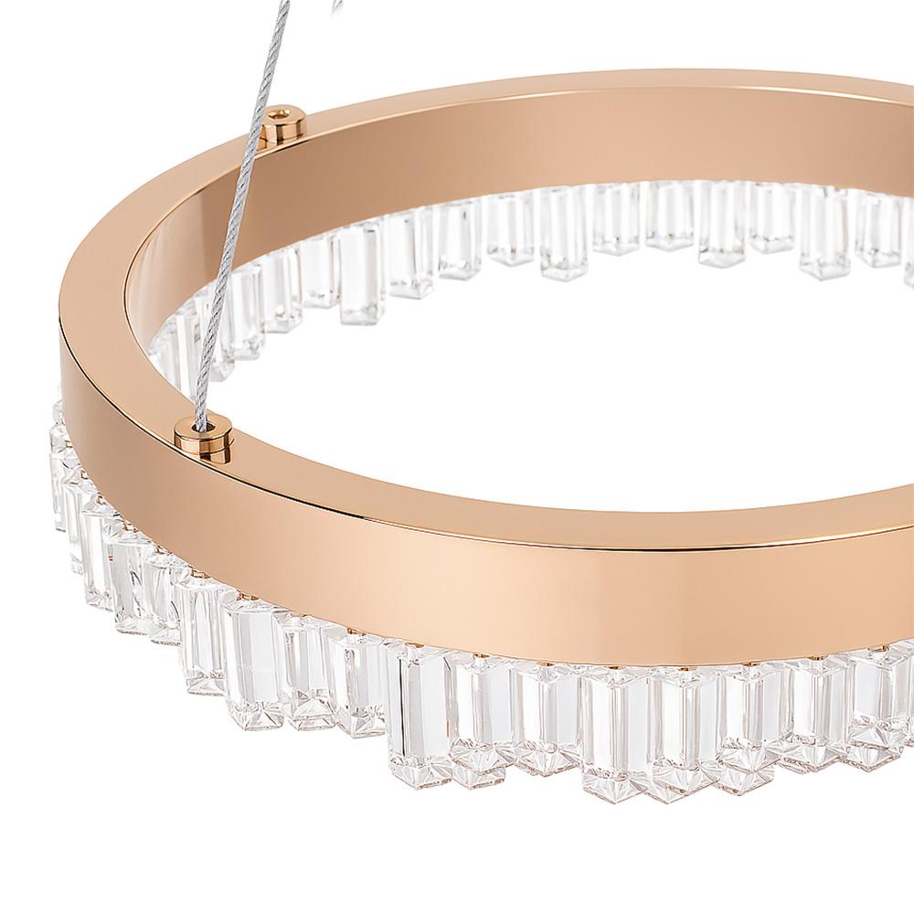 HÄNGLAMPA LED LHJ097-CP LJUS ROSÉGULD