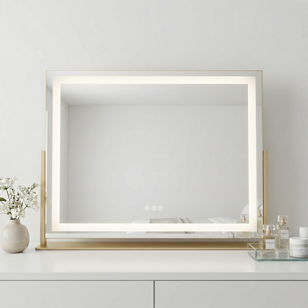 Spegel LED Studio L.Gold 58x45