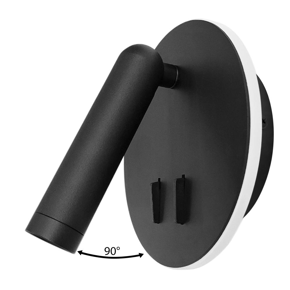 Vägglampa APP1614-1W svart