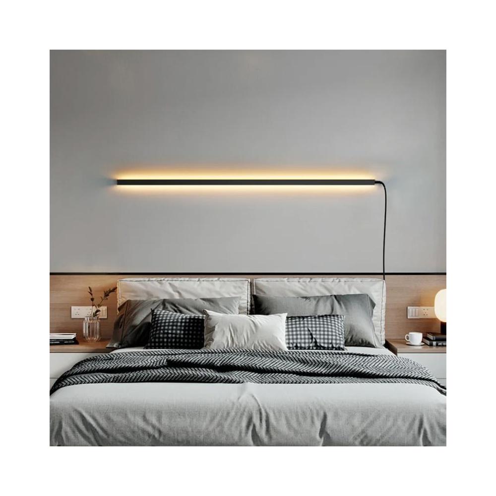 VÄGGLAMPA LED LHJ066-W 150 cm SVART