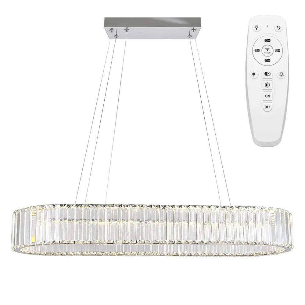 TAKPLAFOND HÄNGANDE LED APP1547-CP KROM