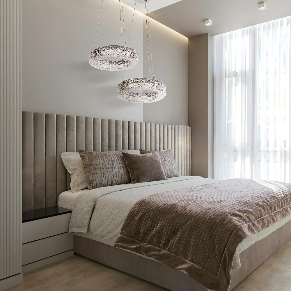 HÄNGLAMPA LED MS003-CP Krom