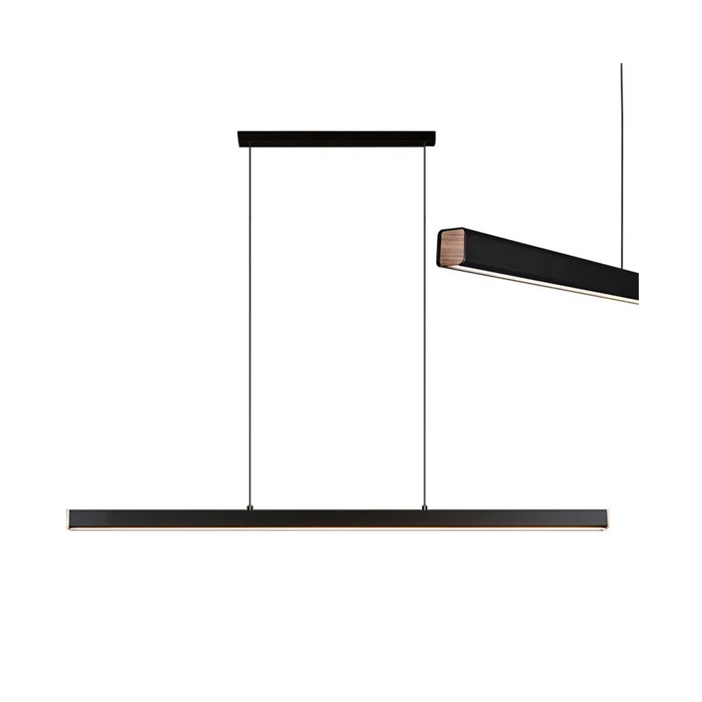 Hängande LED-taklampa APP1448-CP Svart 100 cm