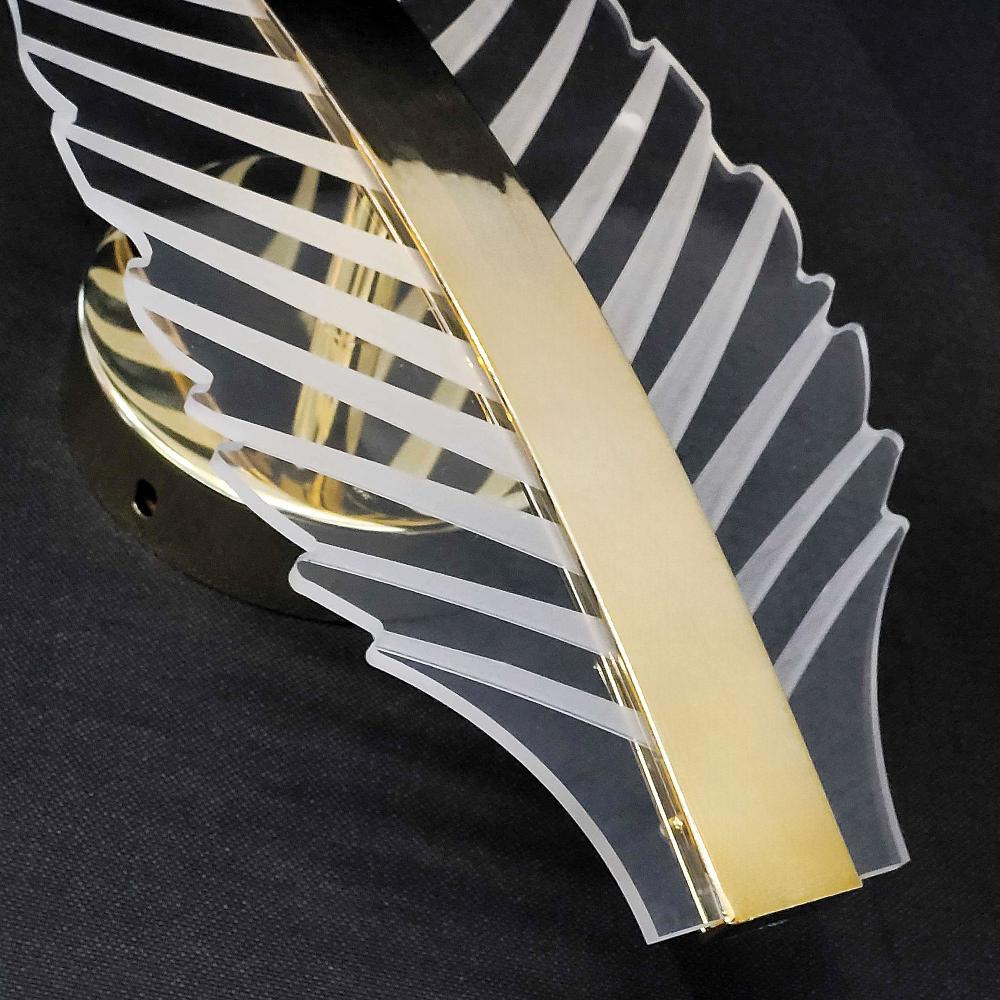 LED Vägglampa G140-W Guld