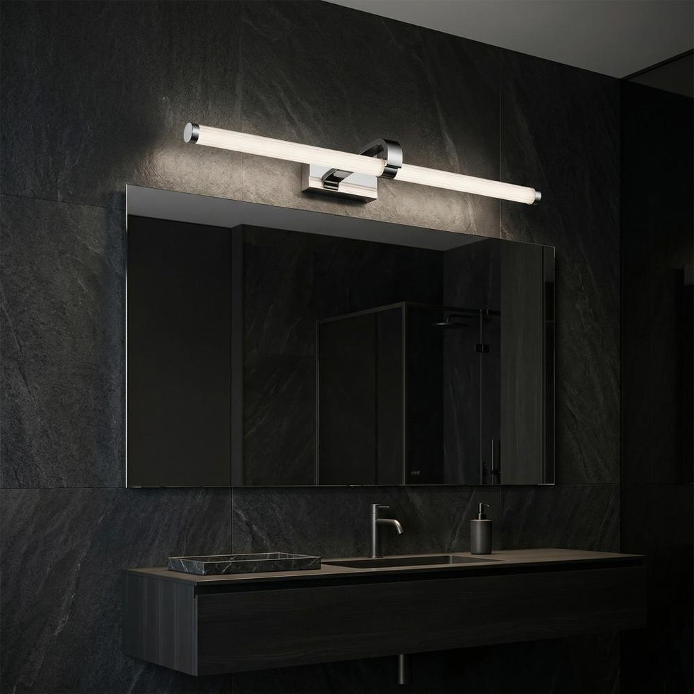 Badrum vägg LED-lampa APP1882-1W 60cm CHROME