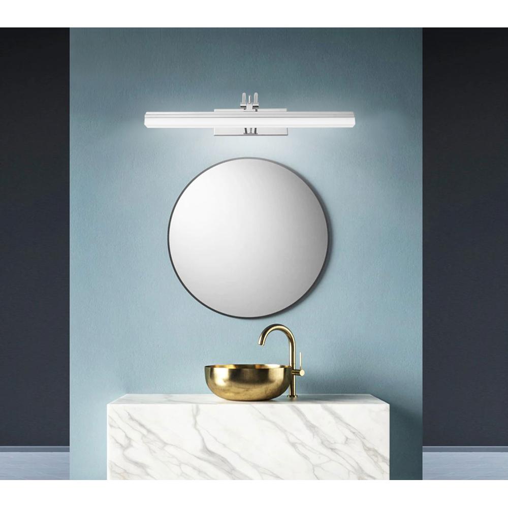 LAMPA VÄGGLAMPA BADRUMS LED ÖVER SPEGEL 9W 40CM APP372-1W KROM