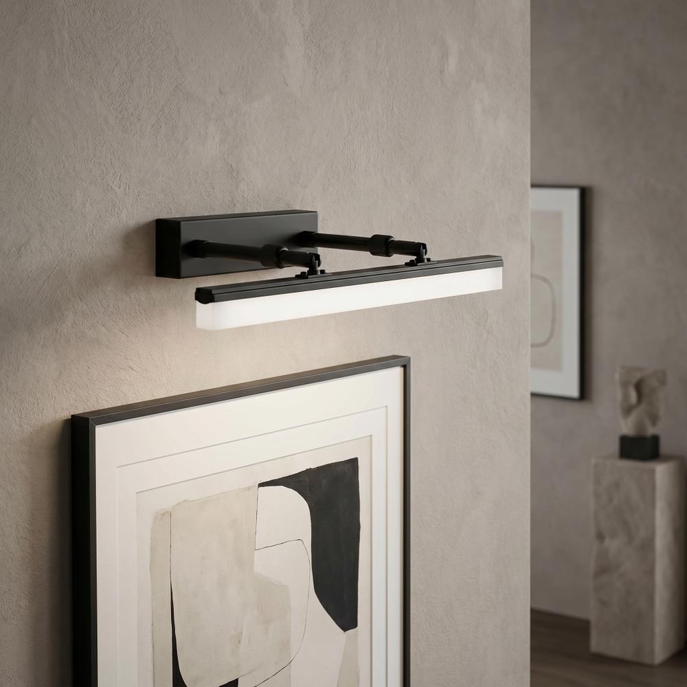Badrum vägg LED-lampa APP1878-1W 40cm BLACK