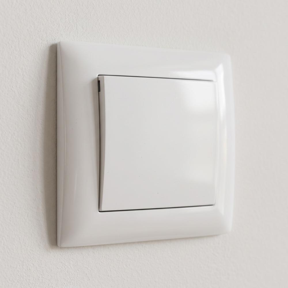 Single Switch with Frame OSTE JNH006-W WHITE
