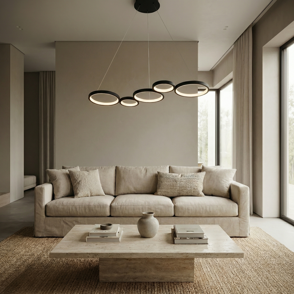 HÄNGANDE TAKLAMPA APP1923-CP BLACK