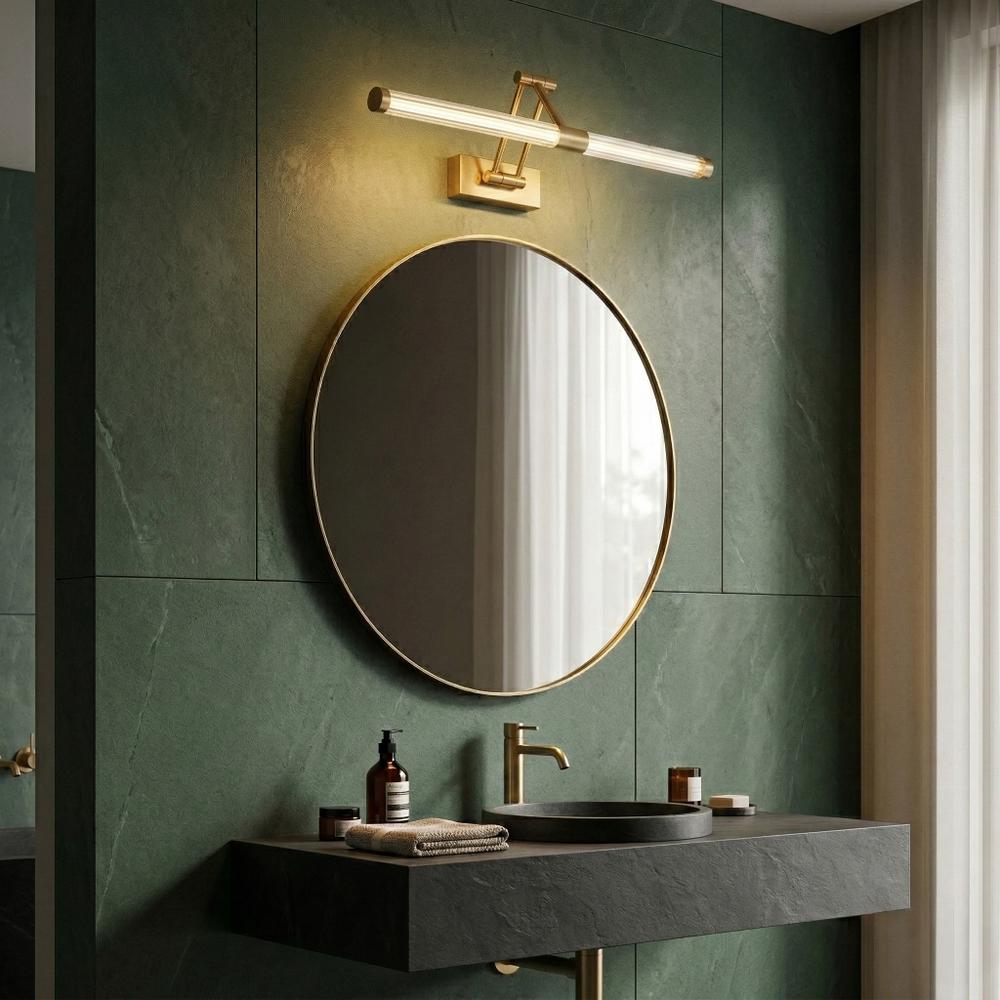 Kúpeľňové nástenné LED svietidlo APP1900-1W 60cm BRUSH GOLD